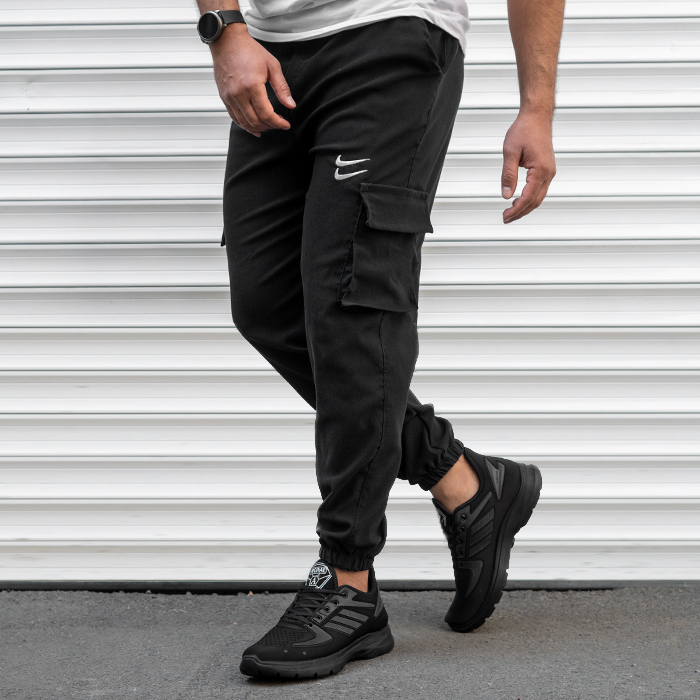 شلوار اسلش دو نایک مشکی مردانه مدل 2Nike