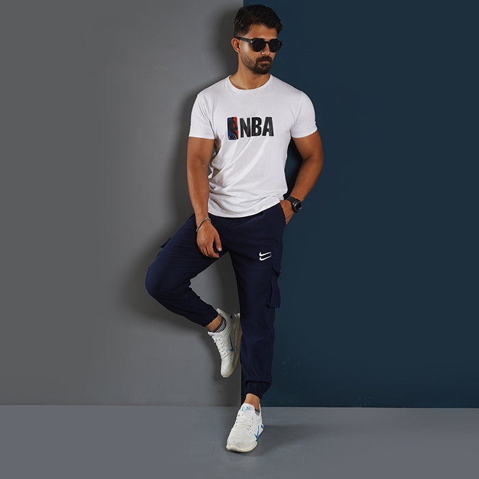 شلوار اسلش دو نایک سرمه ای مردانه مدل 2Nike
