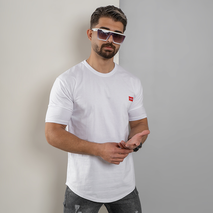 تیشرت مردانه سفید مدل Levis