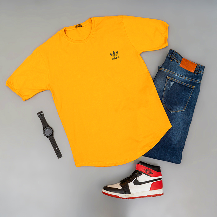 تیشرت ADIDAS مردانه خردلی مدل Edvard