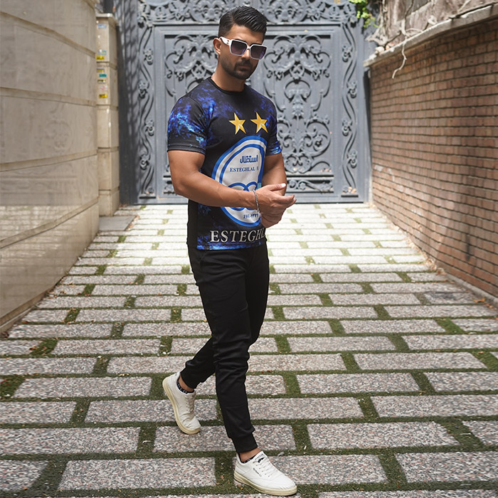 ست تیشرت شلوار استقلال مردانه مدل 2 stars
