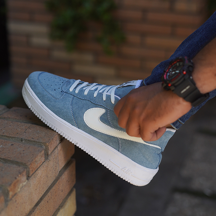 کفش Air Jordan مردانه آبی سفید مدل Raya