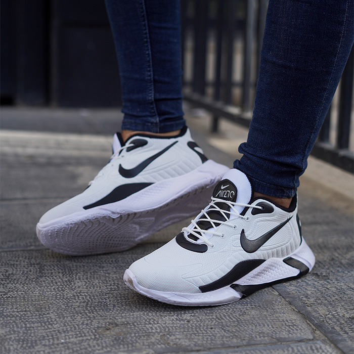 کفش ورزشی Nike مردانه سفیدمشکی مدل B709