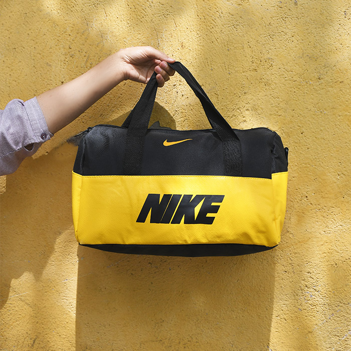 ساک ورزشی Nike مشکی زرد مدل Mahan