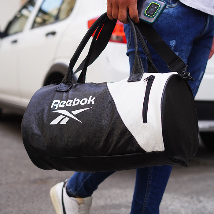 ساک ورزشی Reebokمشکی سفید مدل waren