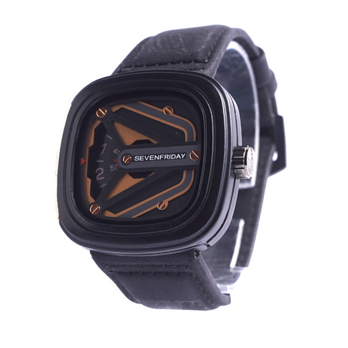 ساعت sevenfriday مشکی طلایی مدل Etro