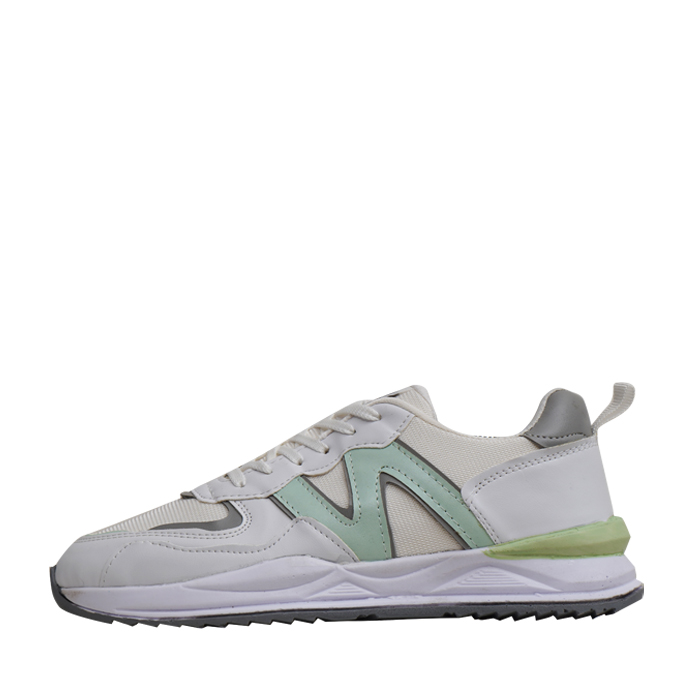 کفش ورزشی New Balance مردانه سفید سبز مدل Romano