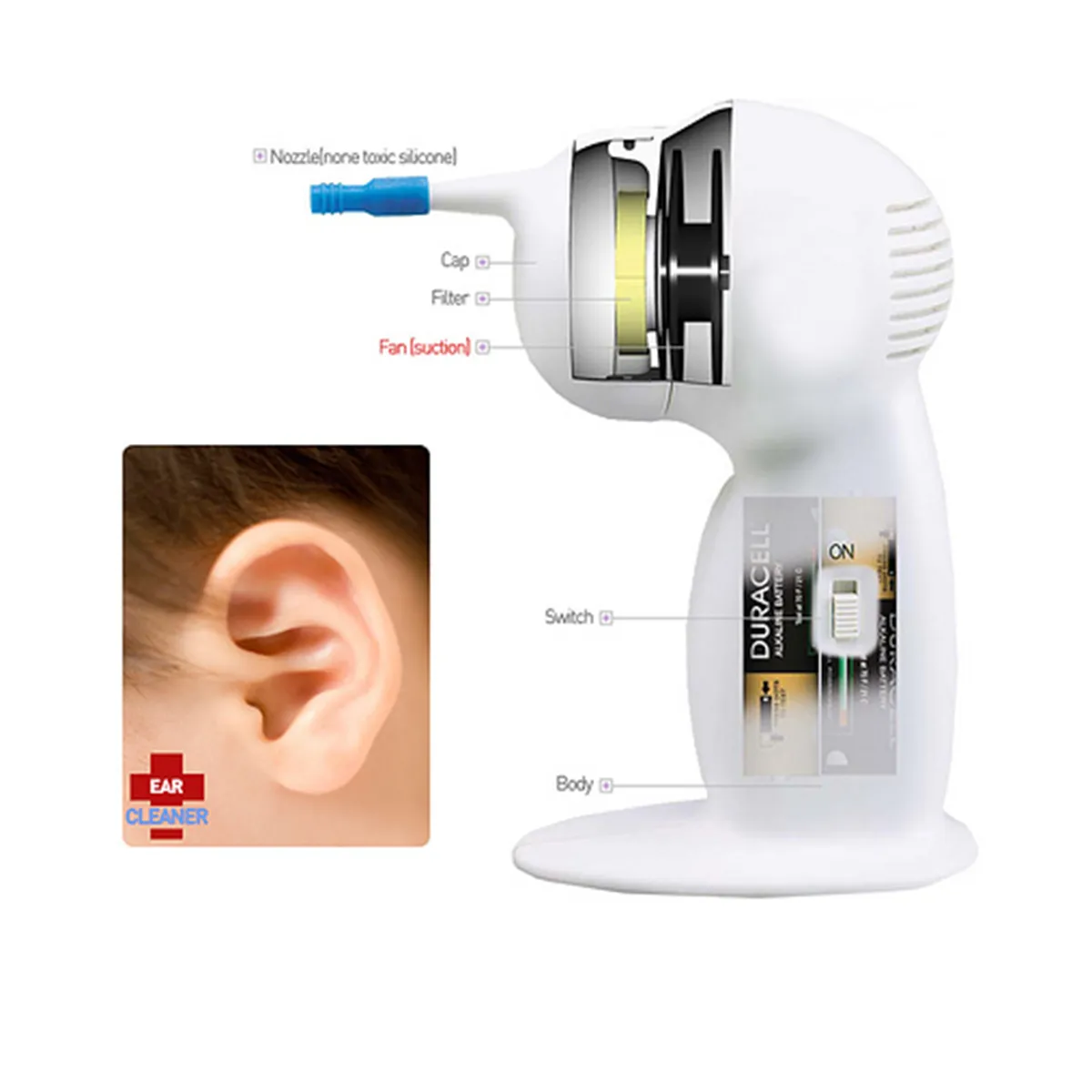 گوش پاک کن مدل Wax Vac