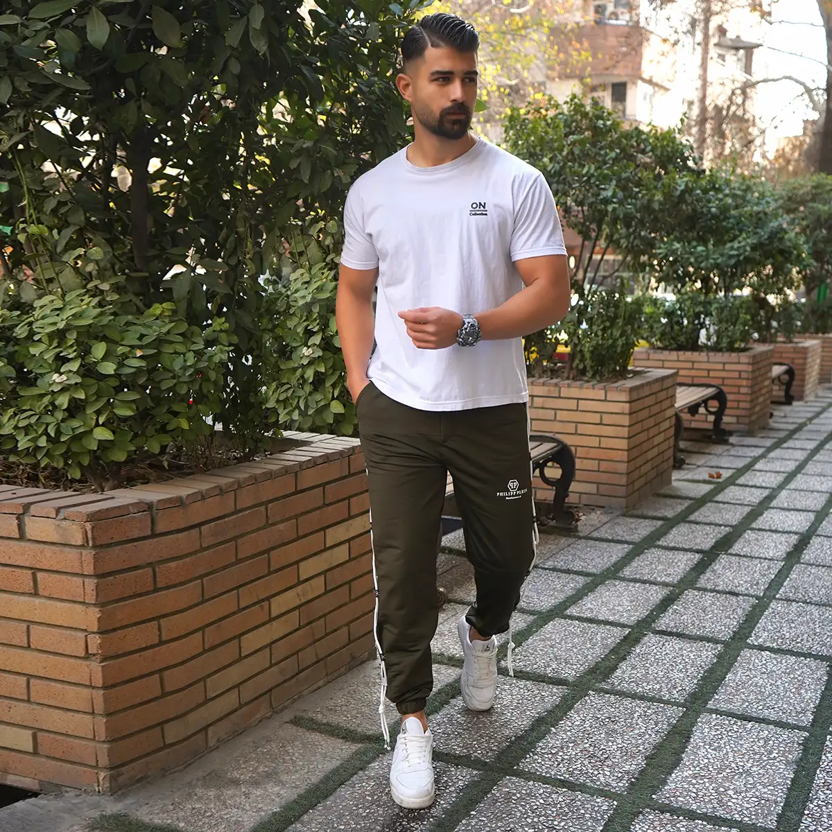 شلوار سبز مردانه مدل PHILIPP PLEIN