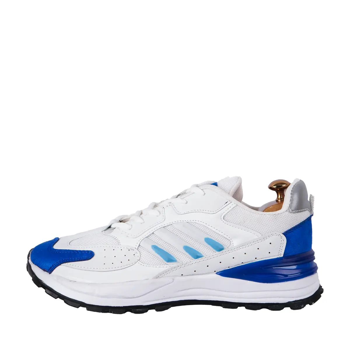 کفش ورزشی مردانه آبی سفید Adidas مدل Toka