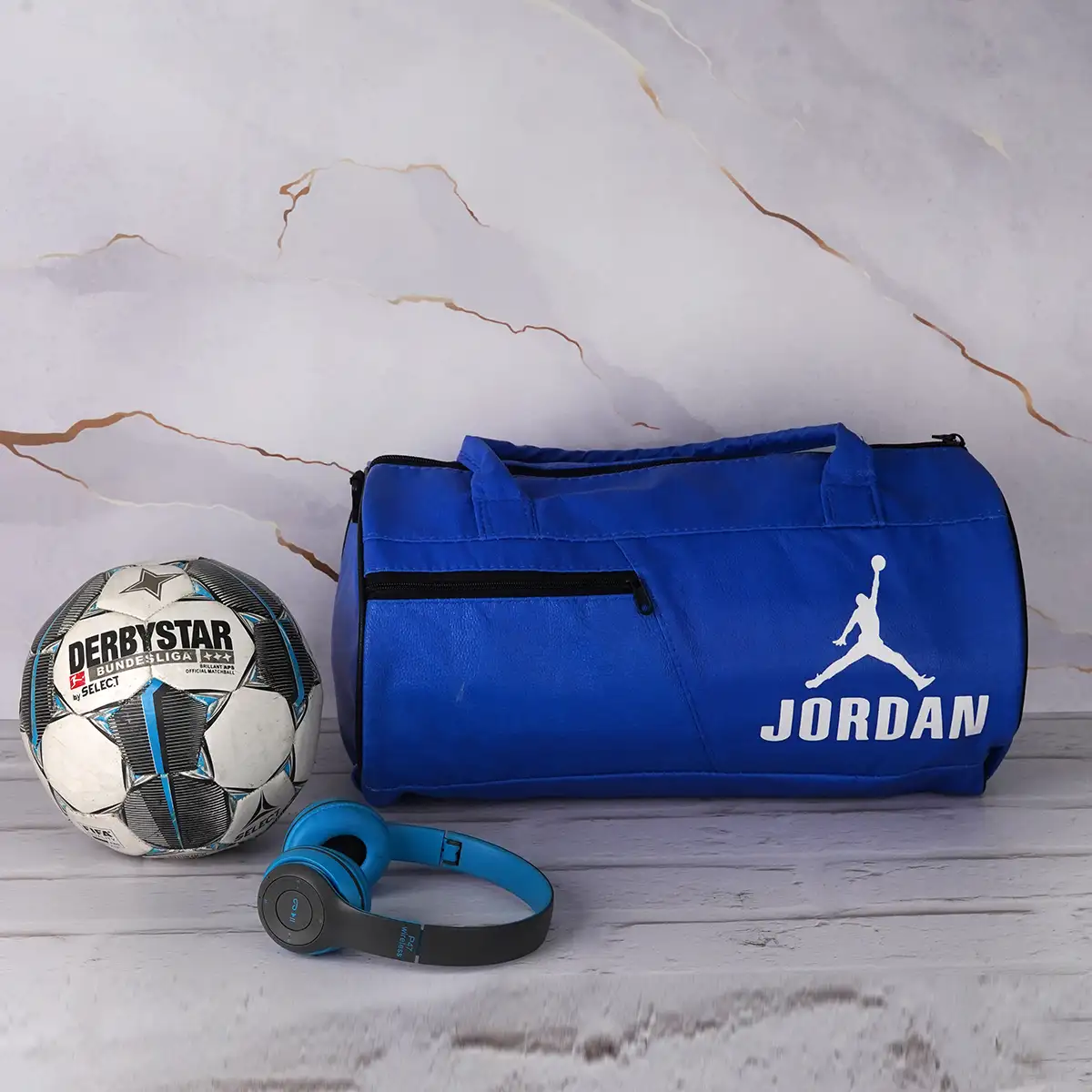 کیف ورزشی آبی Jordan مدل J72