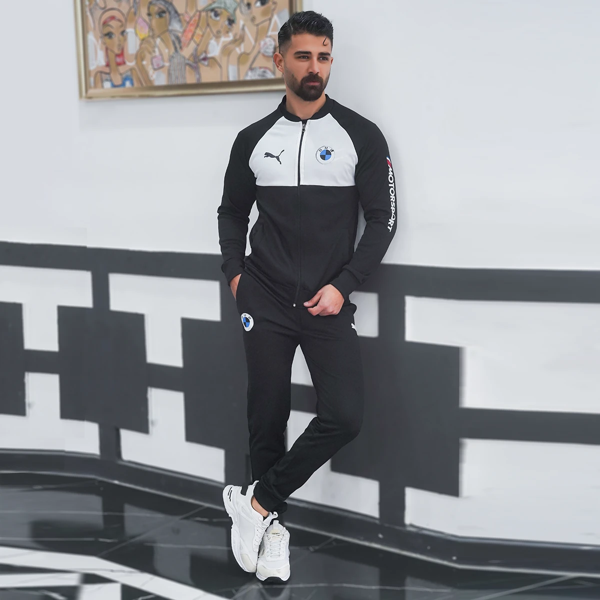 ست سوییشرت شلوار مردانه BMW مدل Rohan