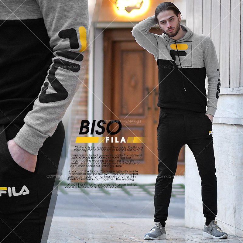 ست سوئیشرت و شلوار مردانه FILA مدل BISO