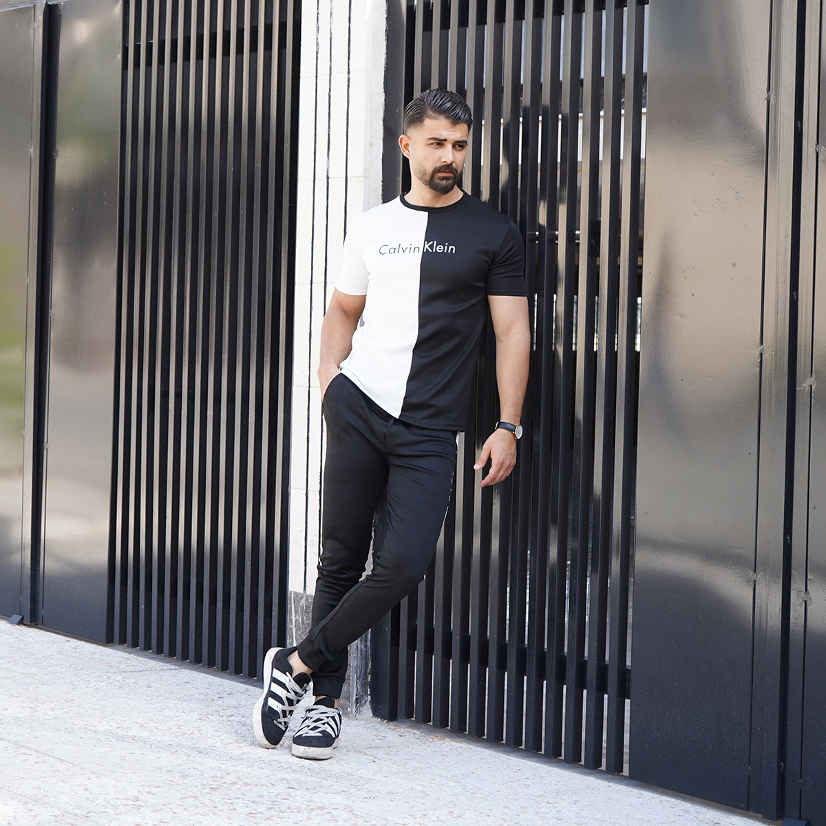 ست تیشرت شلوار مردانه مدل calvin Klein