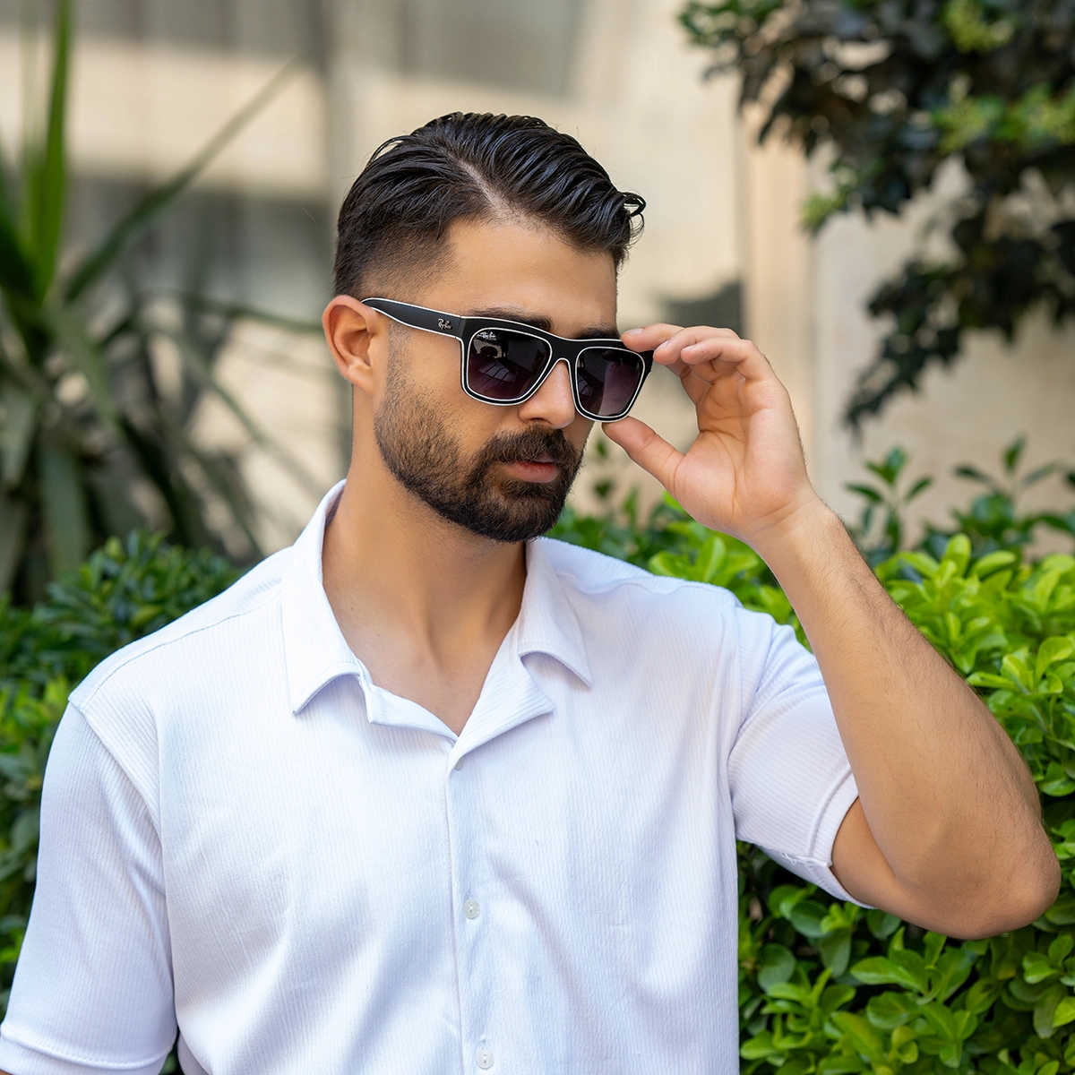 عینک آفتابی فریم مشکی مدل Tilda