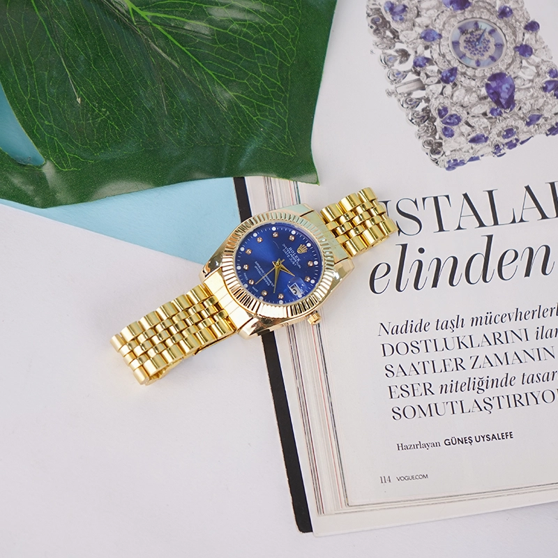 ساعت Rolex مردانه صفحه آبی مدل R12