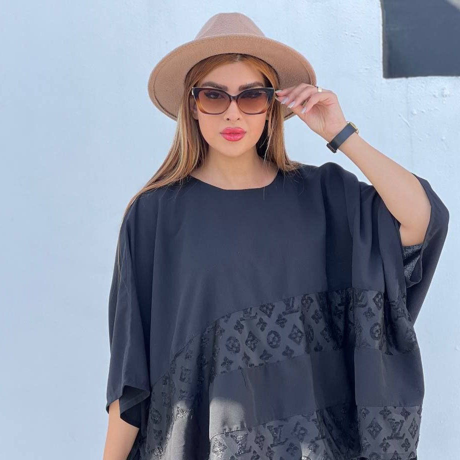 ست زنانه پانچ و دامن شلواری مدل Shadi
