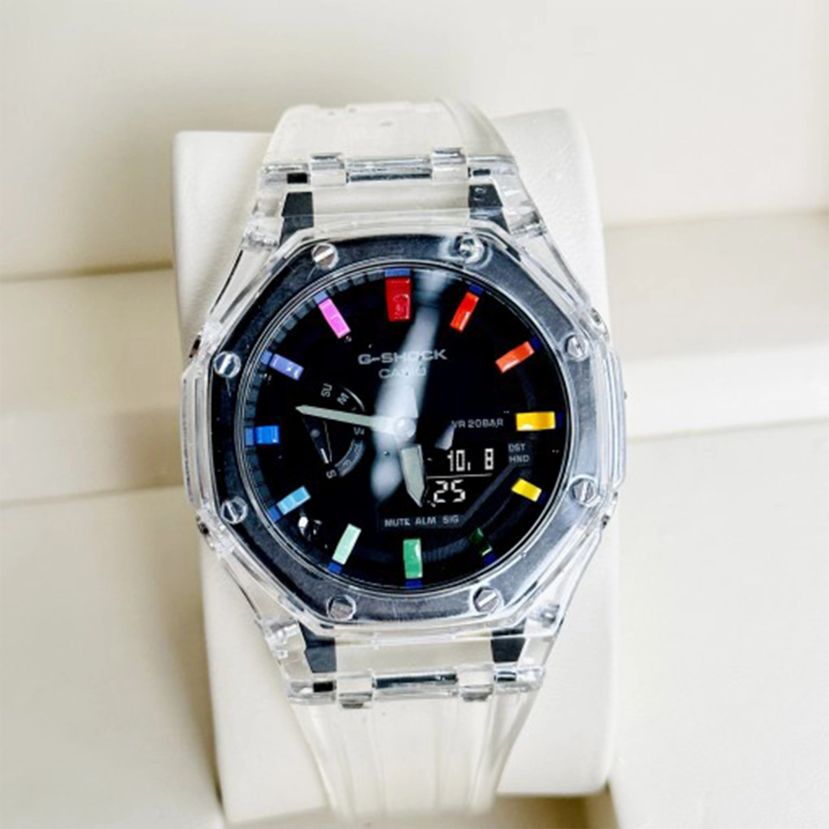 ساعت اسپرت سفید مدل G-SHOCK