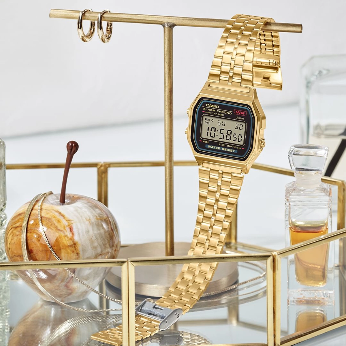 ساعت طلایی نوستالژی Casio ( زنانه)