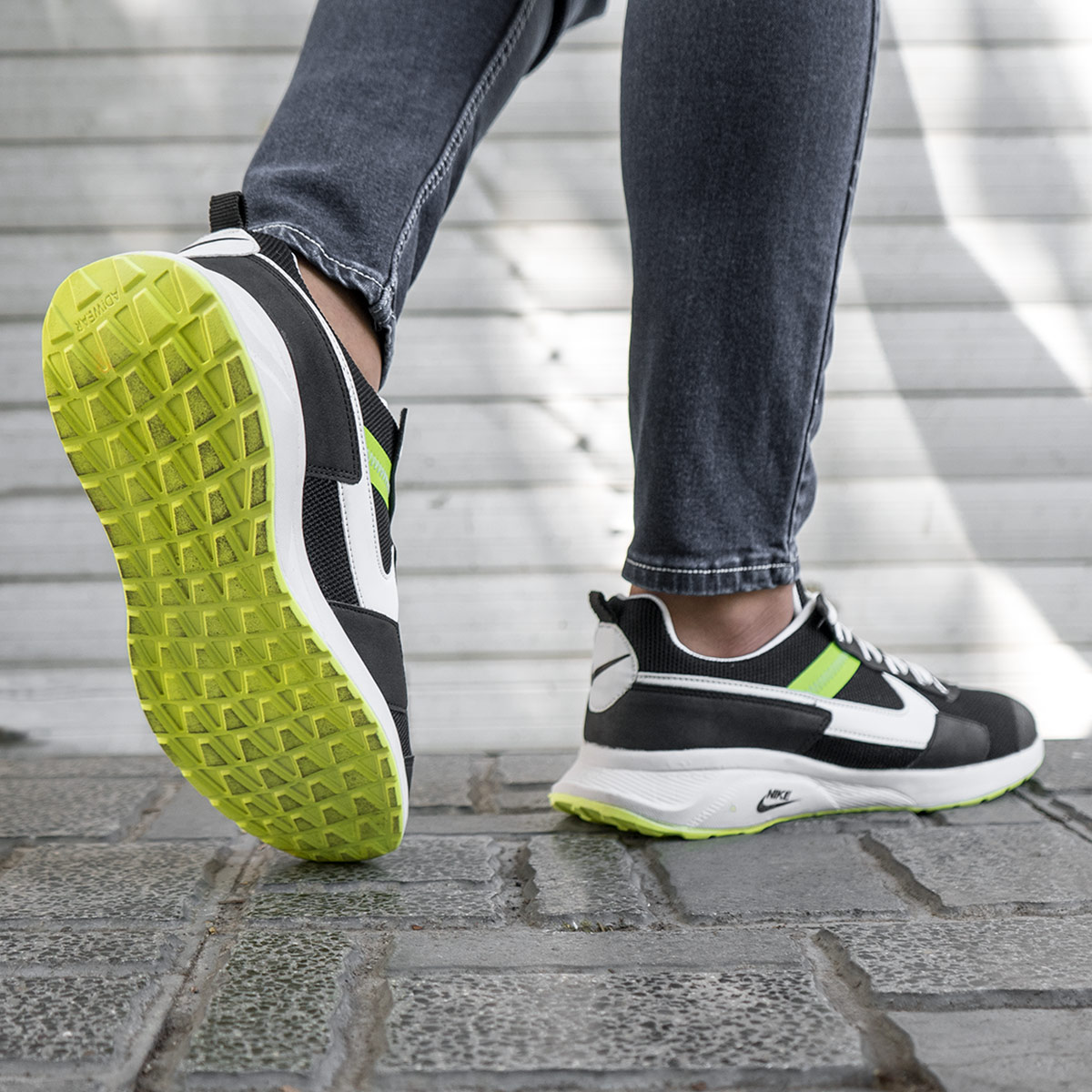 کفش ورزشی Nike مردانه مشکی سبز مدل Palini