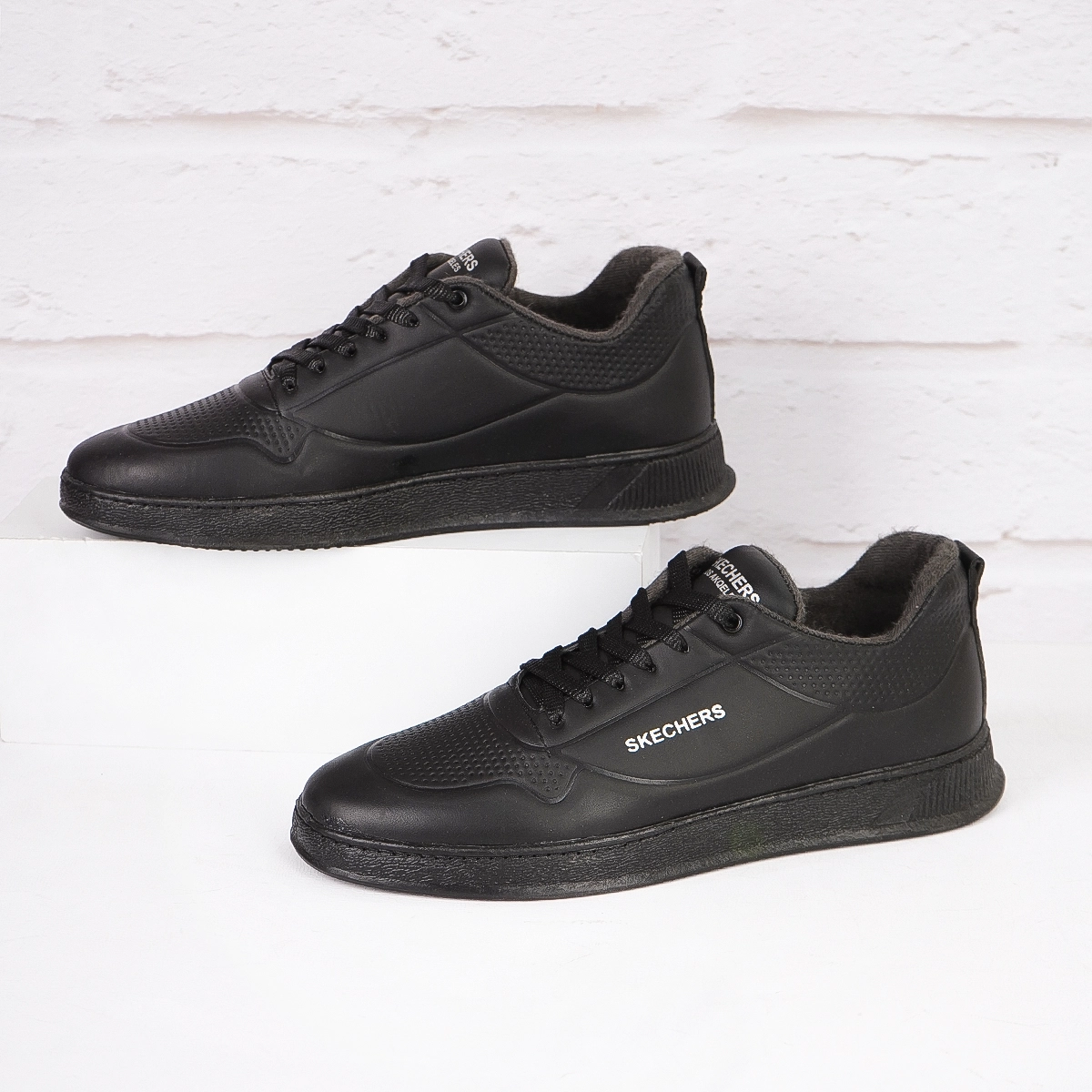 کفش تخت مردانه مشکی Skechers مدلDavid