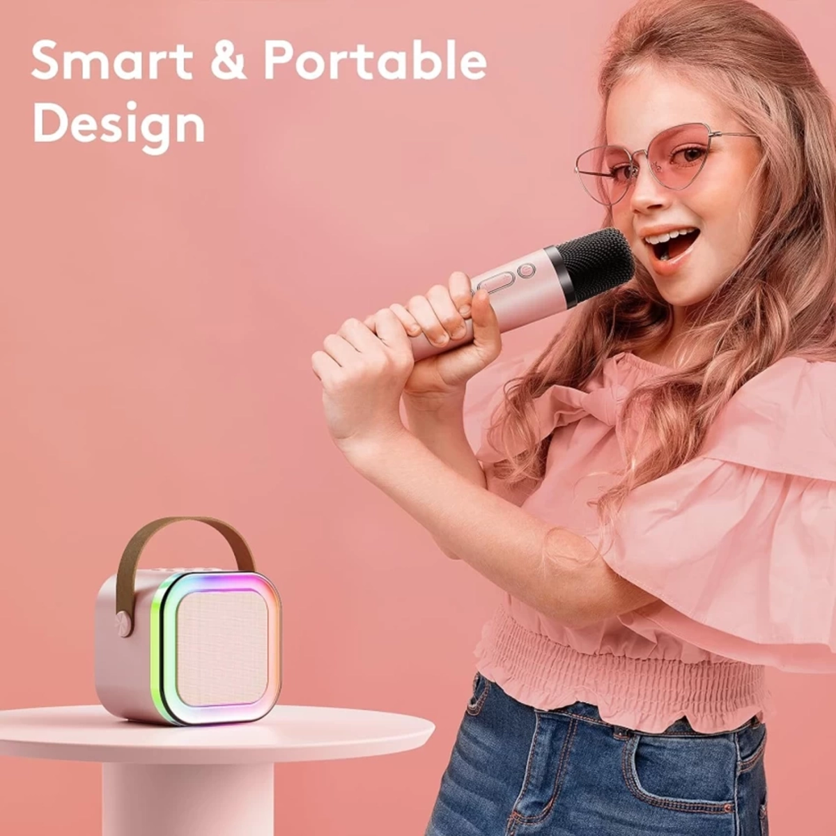 اسپیکر بلوتوثی با میکروفون مدل Karaoke K12