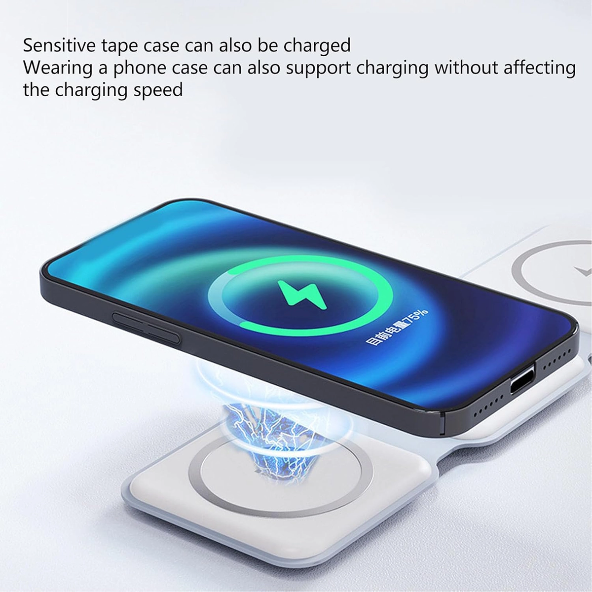شارژر مغناطیسی بی سیم 3 در 1 مدل magnetic wireless