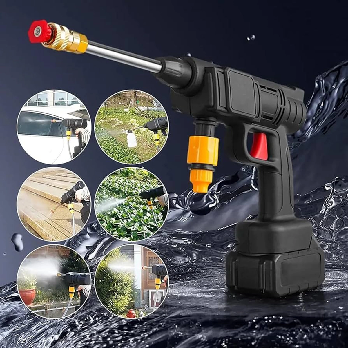 کارواش شارژی حرفه ای Cleaning Gun