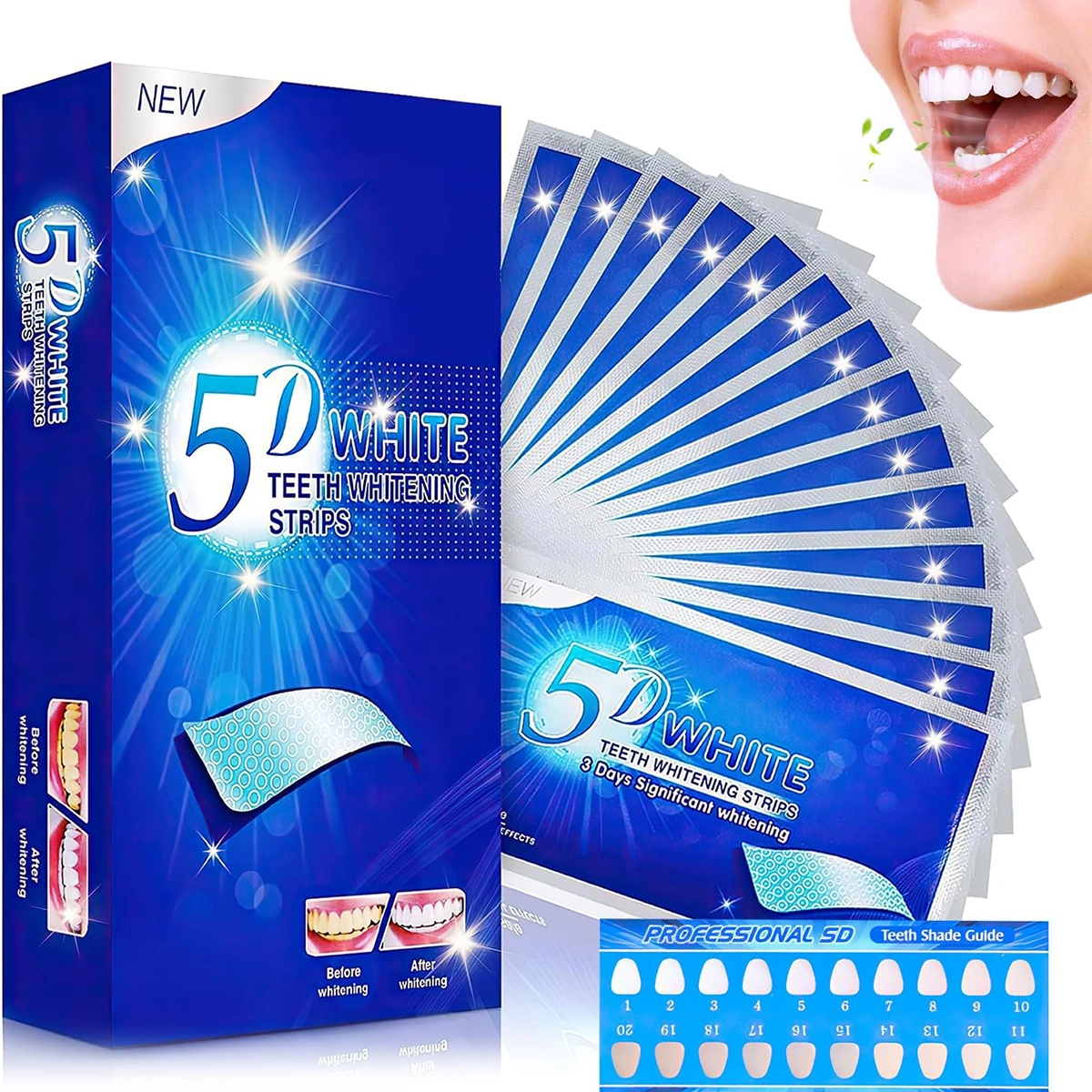نوار سفید کننده دندان 5D white
