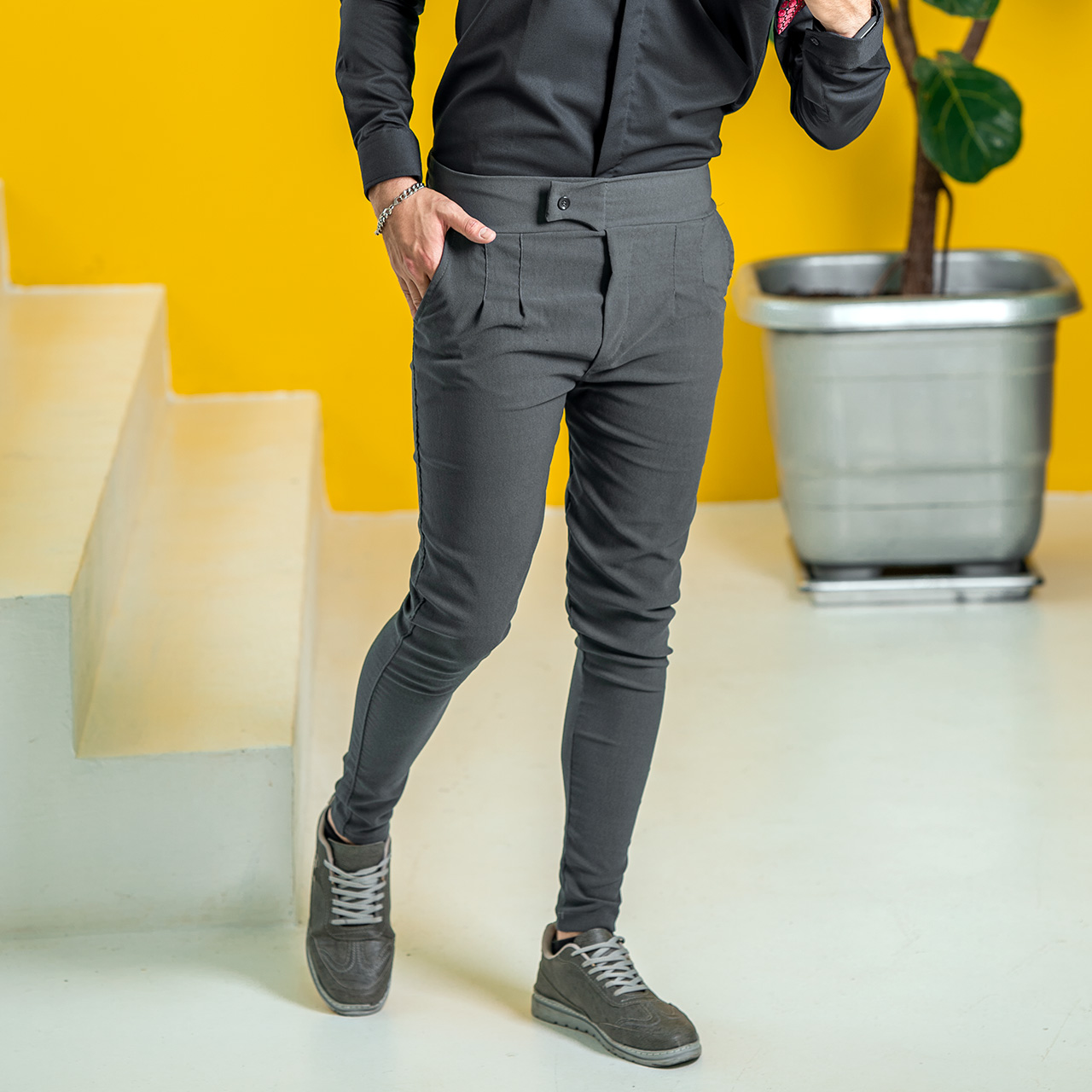 شلوار اسلش مردانه ARIF (طوسی )