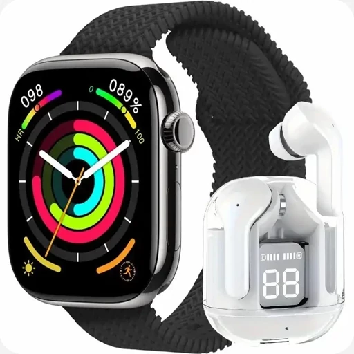 ساعت هوشمند WISME دارای پنج عدد بند و ایرپاد مدل WS-X26 با منو فارسی