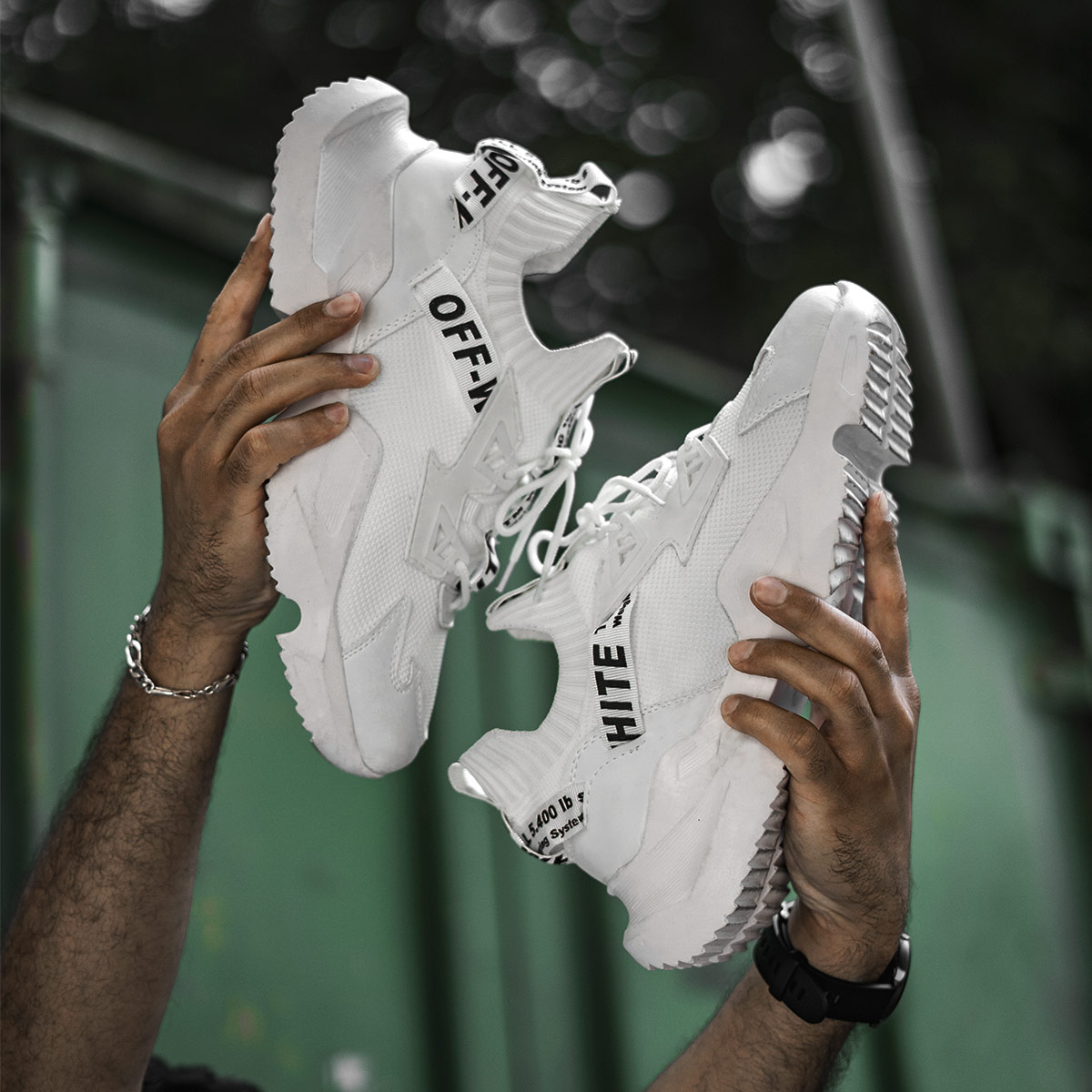 کفش ورزشی OFF WHITE مردانه سفید مدل Loka-