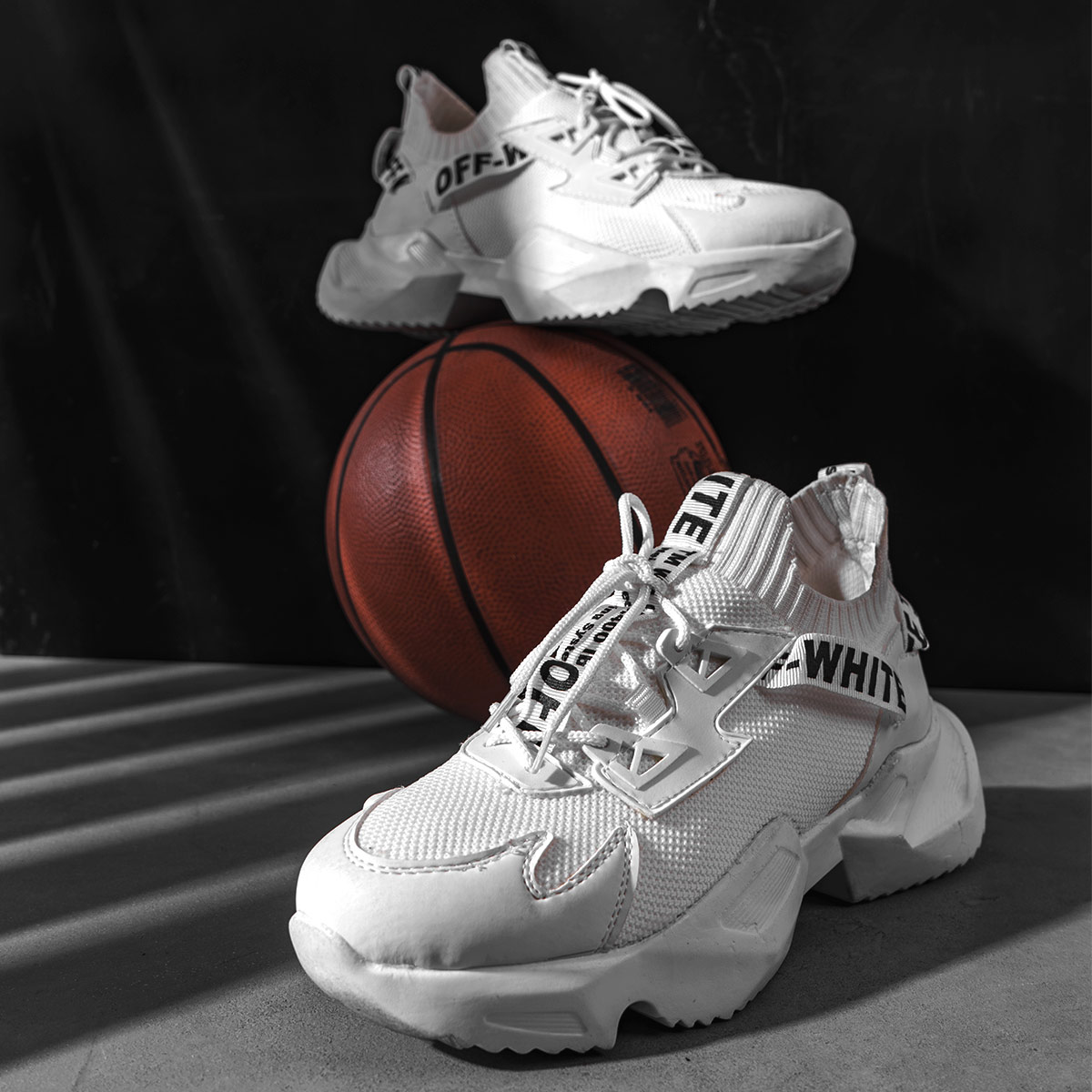 کفش ورزشی OFF WHITE مردانه سفید مدل Loka-