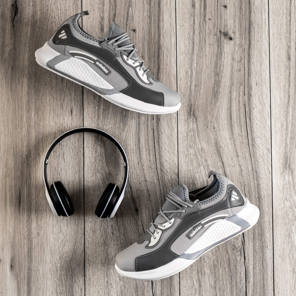 کفش ورزشی Adidas مردانه طوسی مدل Carter