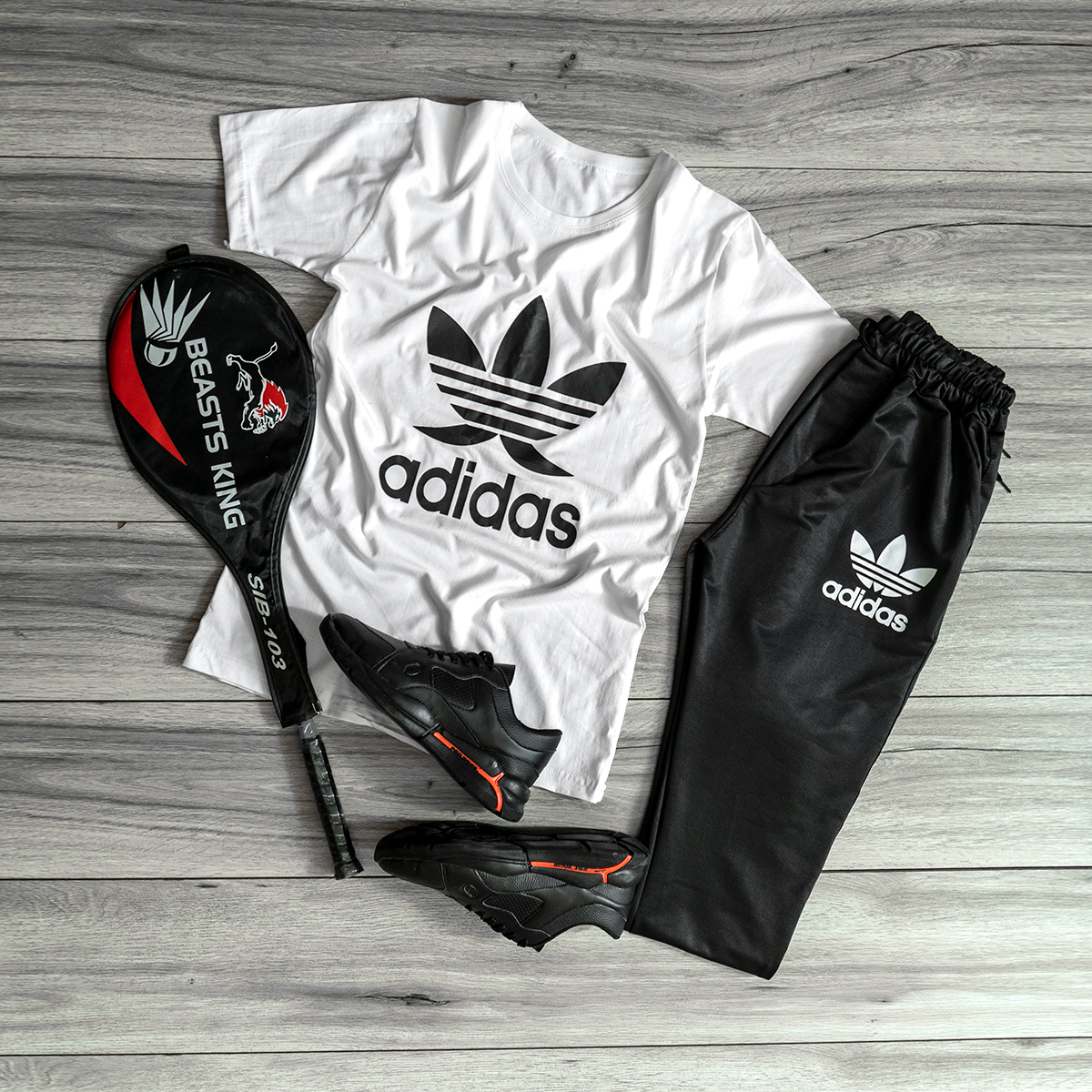 ست تیشرت شلوار Adidas مردانه مدل Rambod