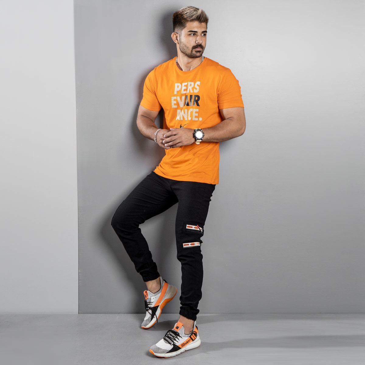 شلوار اسلش مردانه مشکی مدل Labro(T)