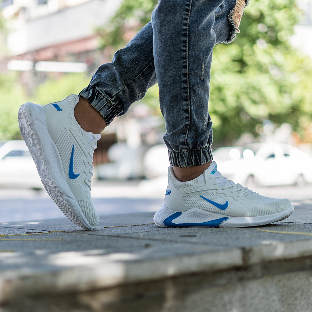 کفش ورزشی Nike مردانه سفید مدل P-66