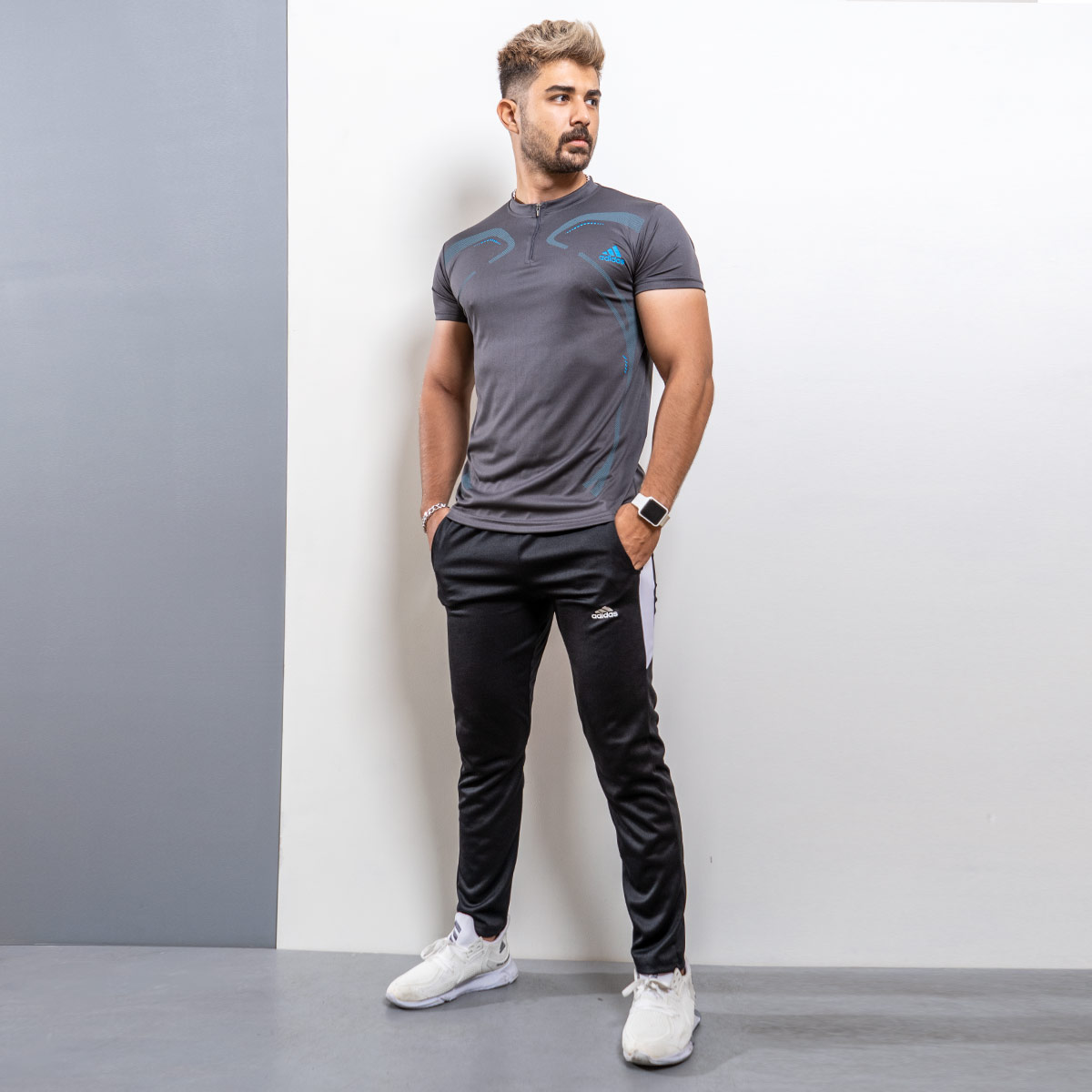 ست تیشرت شلوار Adidas مردانه مدل Virat