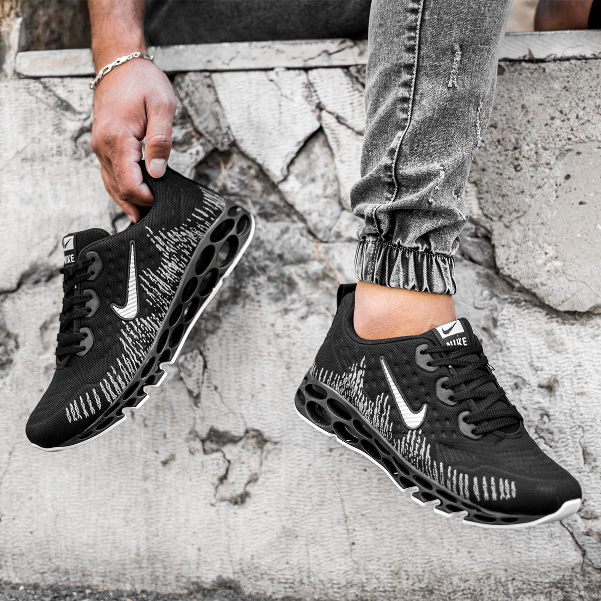 کفش ورزشی Nike مردانه مشکی مدلAylan