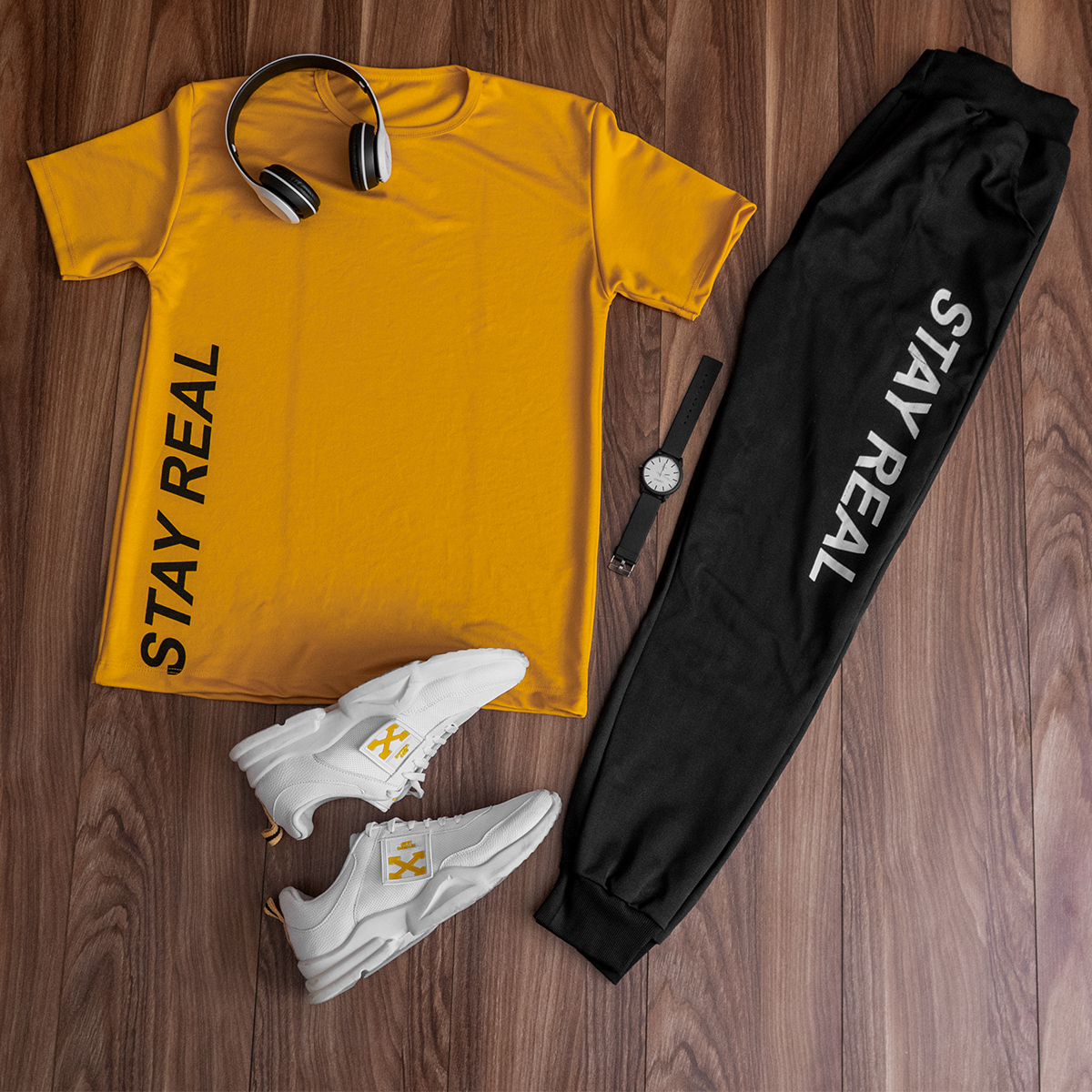 ست تیشرت شلوار Stay Real مردانه مدل Reksit