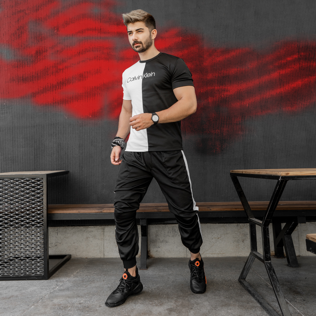 ست تیشرت شلوار CAVIN KLEIN مردانه مدلRAMON