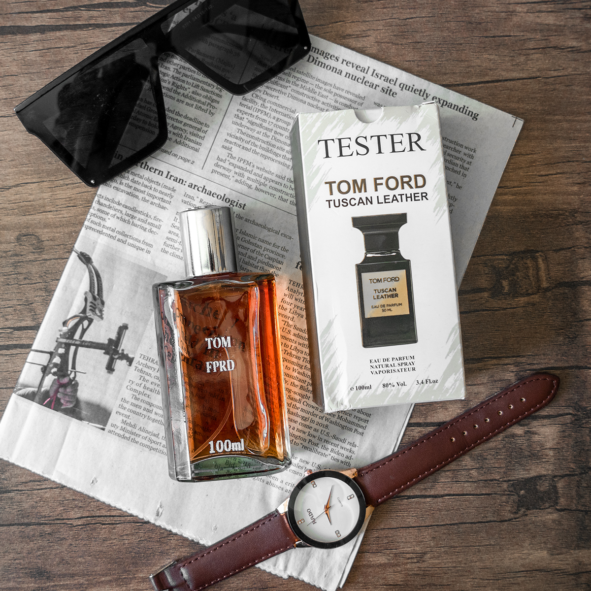 عطر مردانه Tom Ford مدل Tuscan Leather