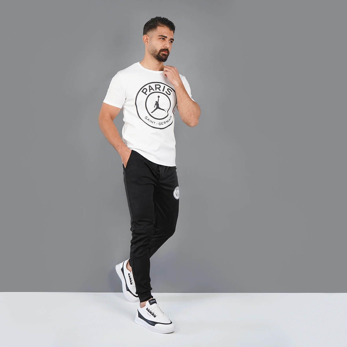 ست تیشرت شلوارparis saint Germain مردانه مدل Torin