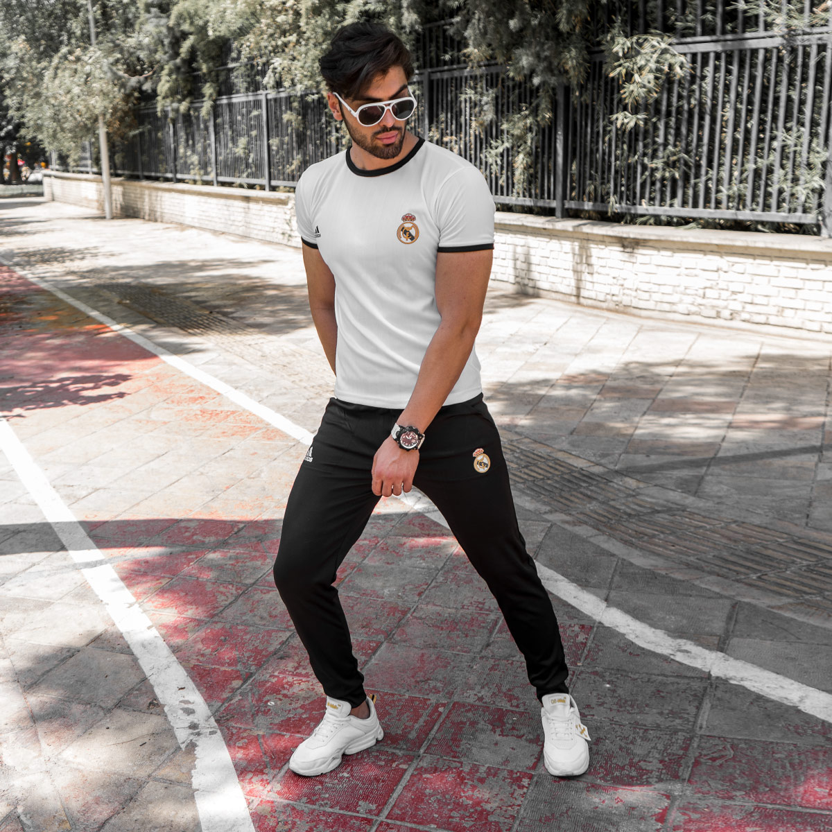 ست تیشرت شلوار رئال مادرید مردانه مدل Joya