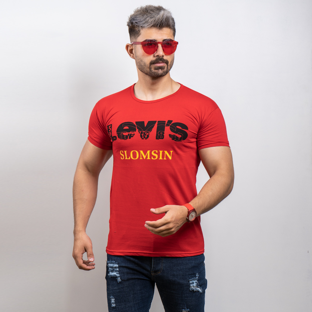 تیشرت Levis مردانه قرمز مدل Tanim(T)