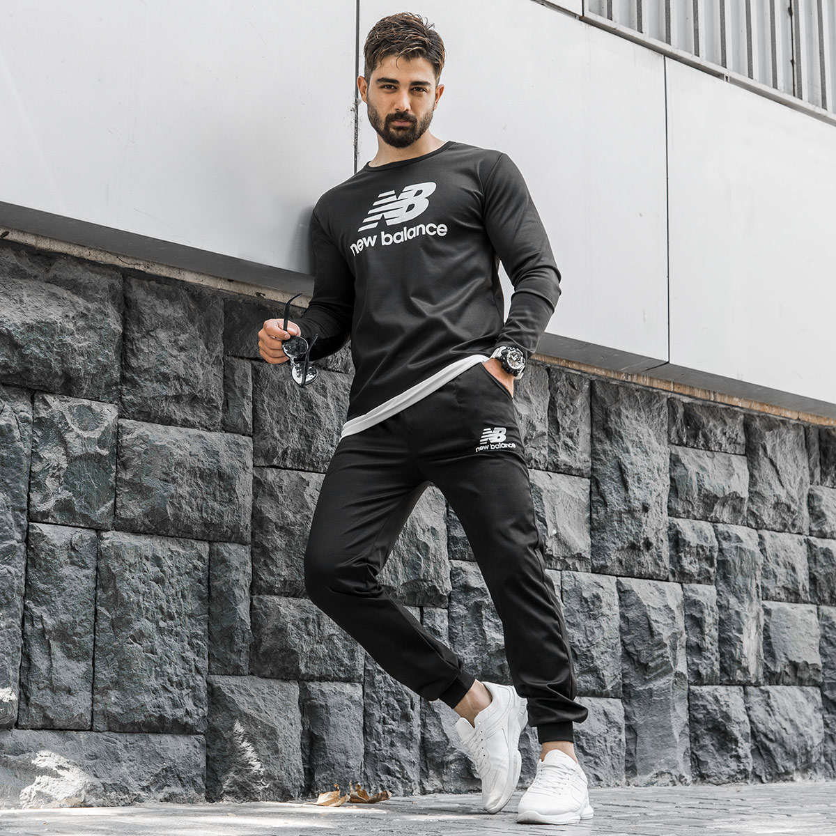 ست آستین بلند New Balance مردانه مدل Adran