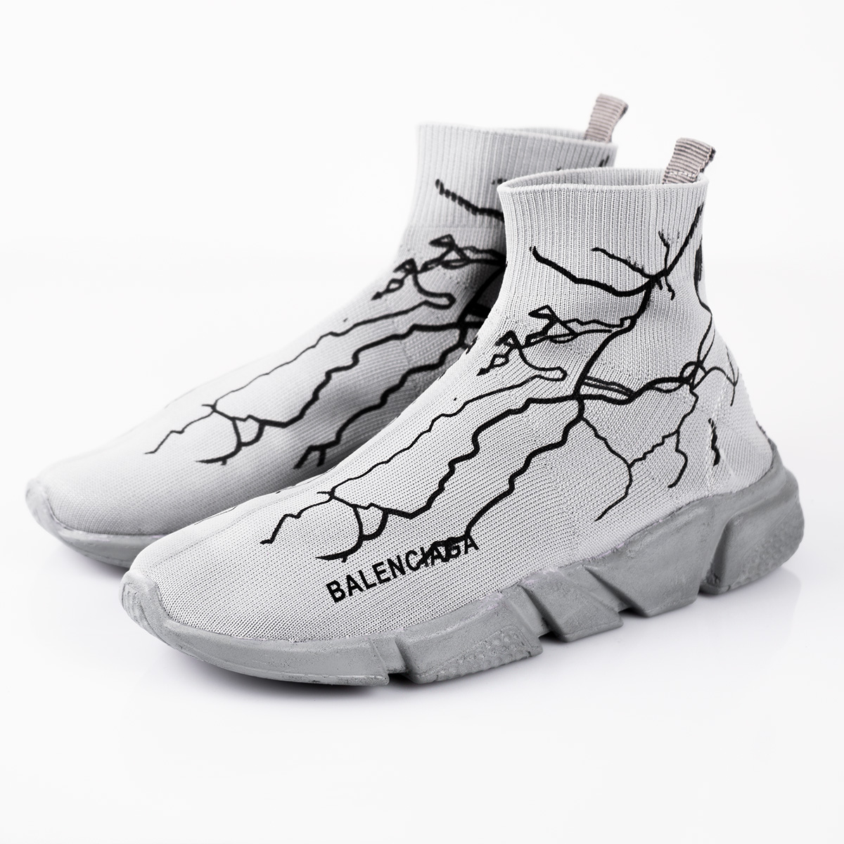 کفش ورزشی Balenciagaمردانه طوسی مدلAgras