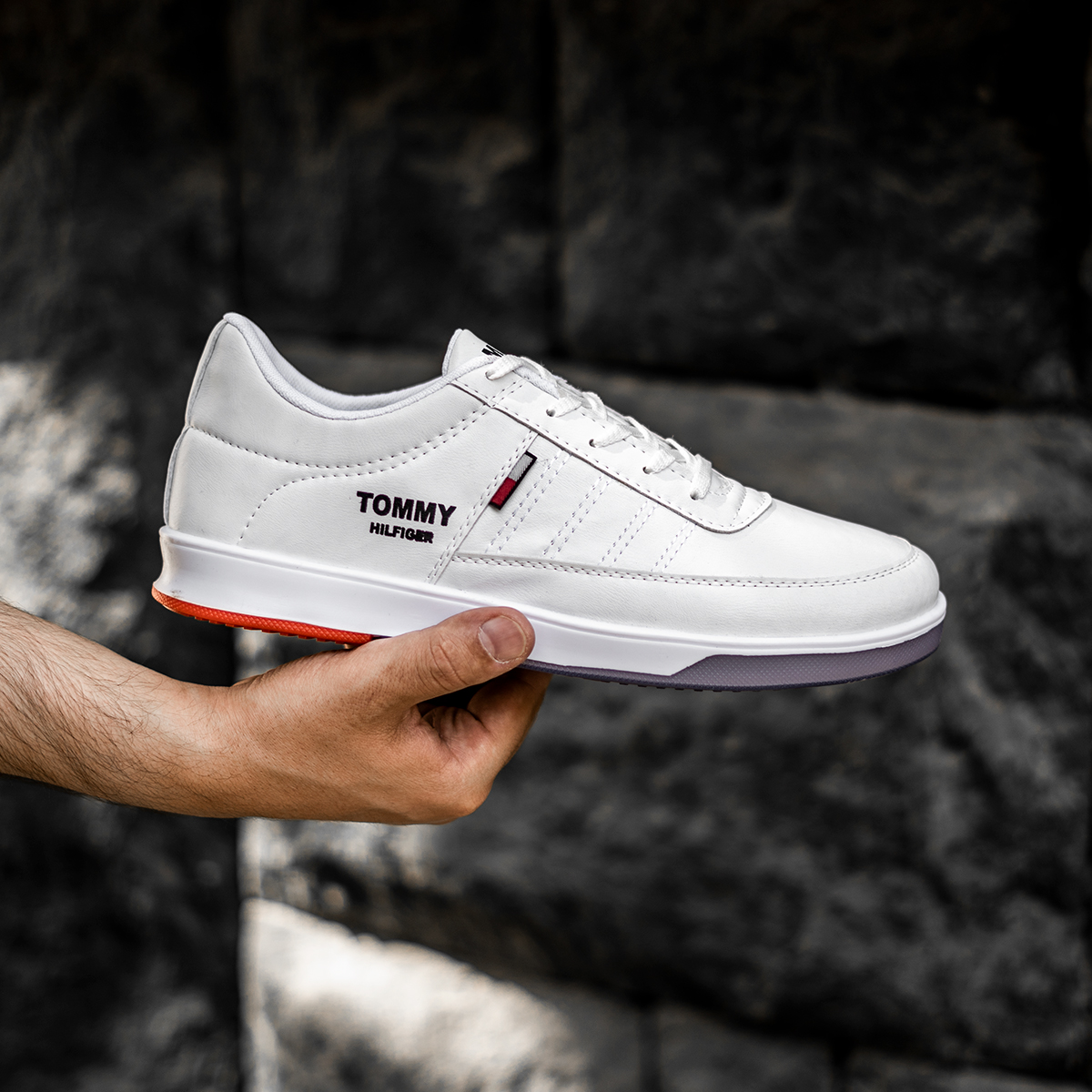 کفش Tommy مردانه سفید مدلOpal