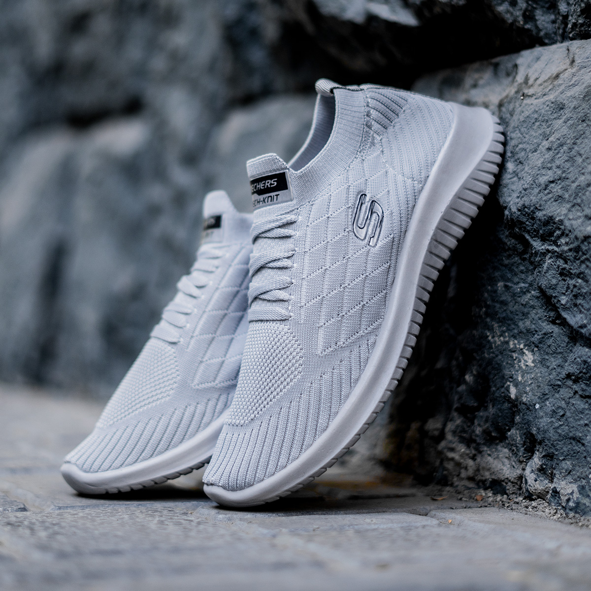 کفش ورزشی SKECHERS طوسی زنانه مدل Helena