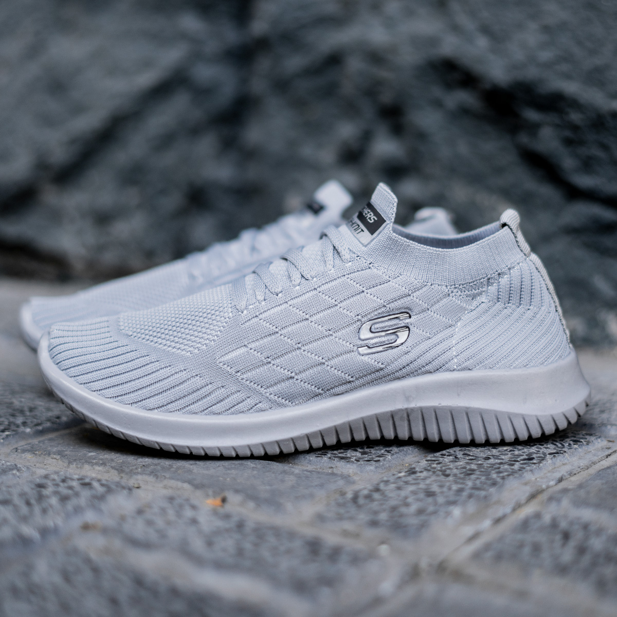 کفش ورزشی SKECHERS طوسی زنانه مدل Helena